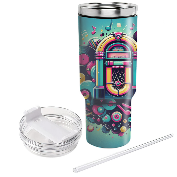 Retro 70s Jukebox Travel Tumblers