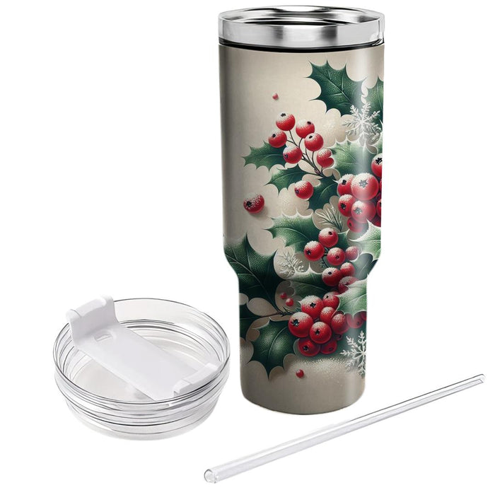 Winter Berry Bliss  Tumblers For Gifts