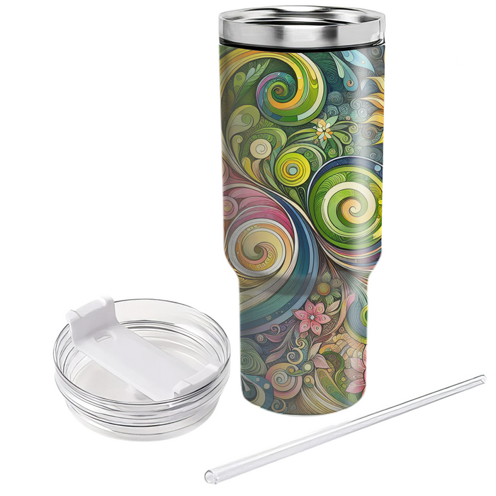 Whimsical Whirl - Spring Equinox Celebration  Decorative Tumblers