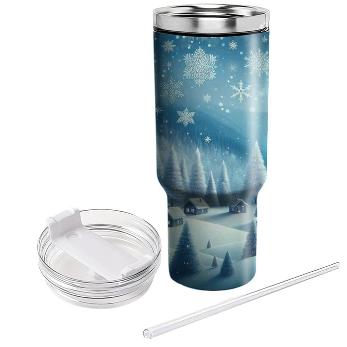 Winter Dreams - A Snow Day Celebration  Custom Tumblers