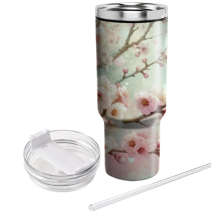 Blossoming Spring Awakening  Decorative Tumblers