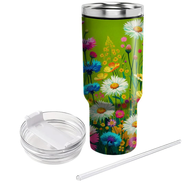 Wildflower Whimsy  Tumbler Cups