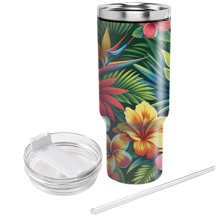 Bright Tropical Garden  Insulated Tumblers