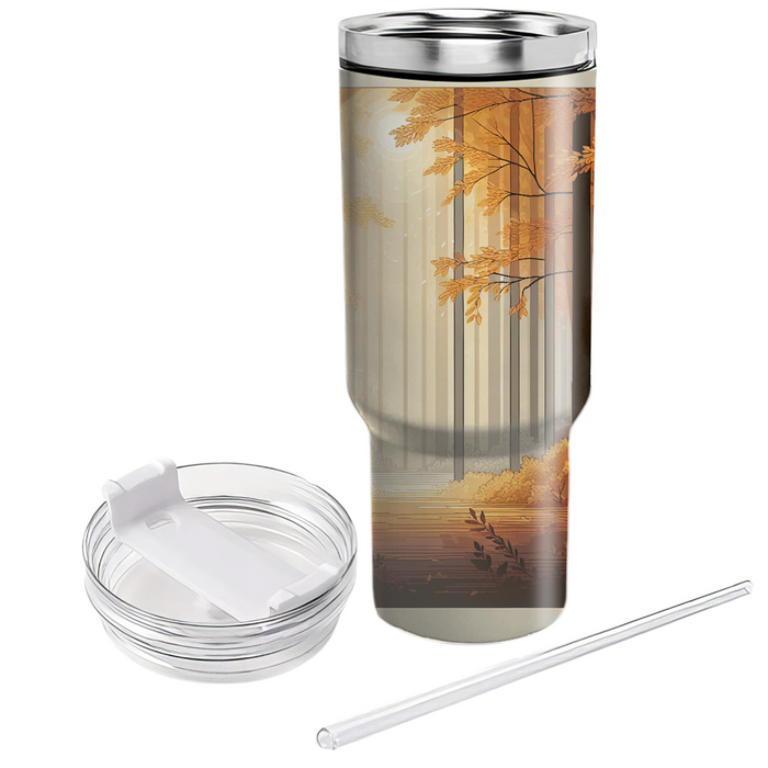 Autumn Forest Whisper  Personalized Tumblers