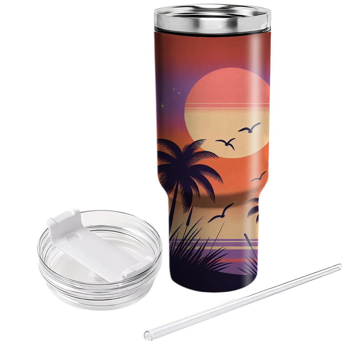 Tangerine Twilight  Unique Tumblers