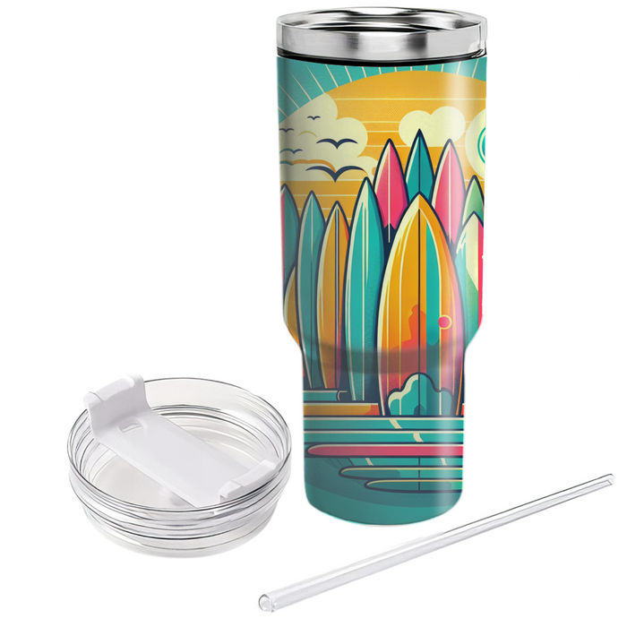 Retro Surf Vibes  Custom Tumblers