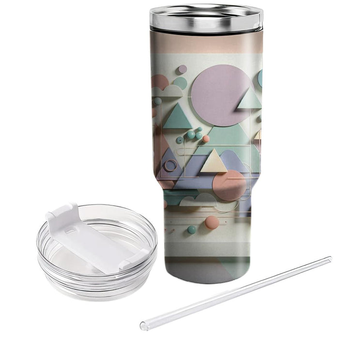 Geometric Pastel Dream  Decorative Tumblers