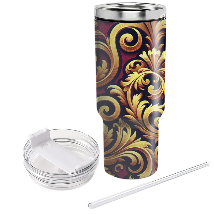 Bold Baroque Swirls  Unique Tumblers