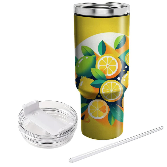 Sunkissed Citrus Medley  Decorative Tumblers