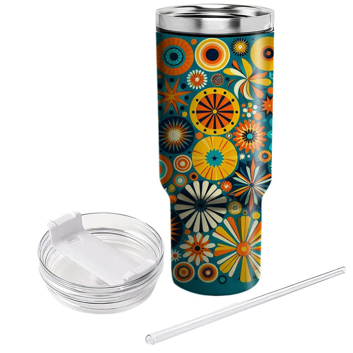 Whimsical Starbursts  Insulated Tumblers