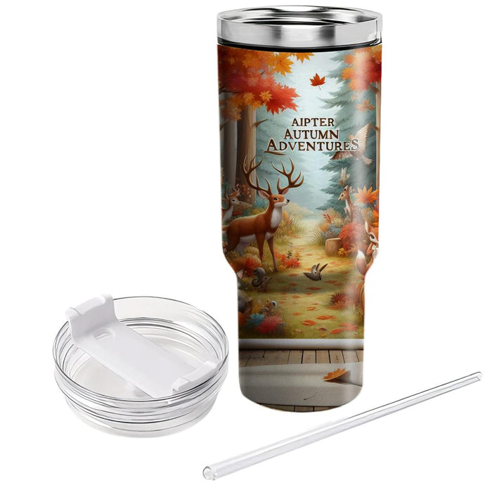 Autumn Woodland Adventures  Tumblers With Lids