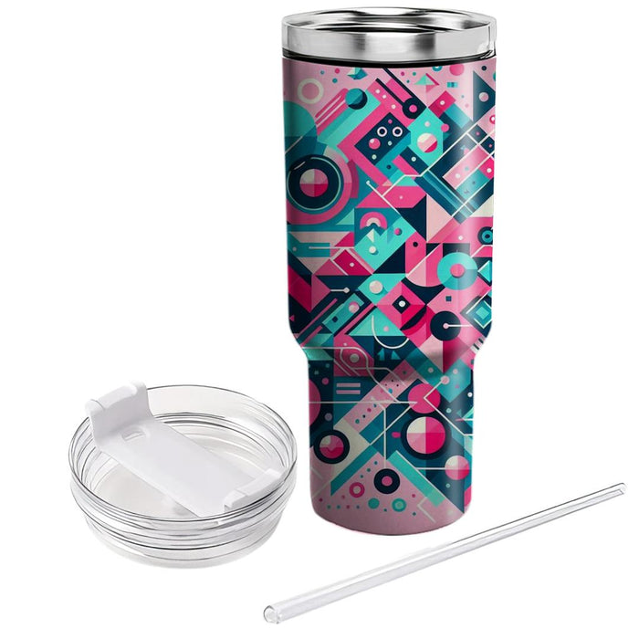 Geometric Patterns  Personalized Tumblers