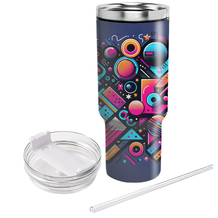 Rad Retro Shapes  Custom Tumblers