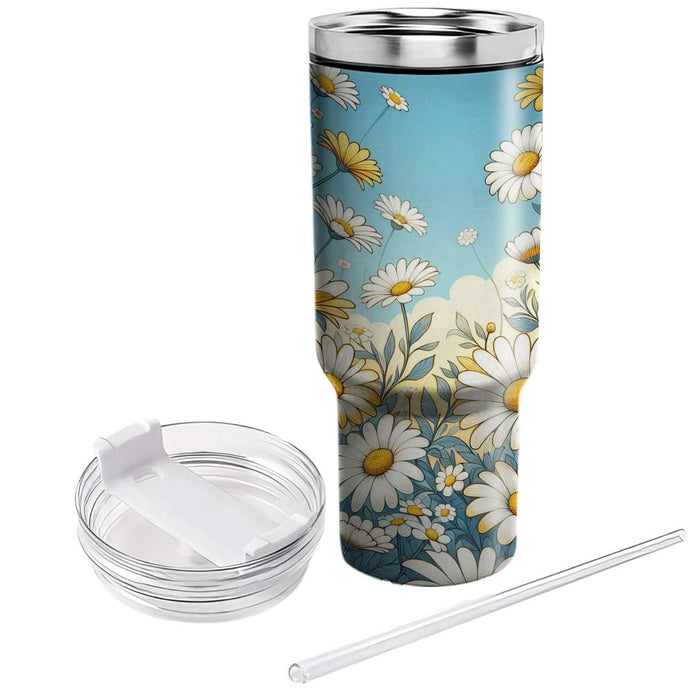 Whimsical Daisy Delight  Unique Tumblers