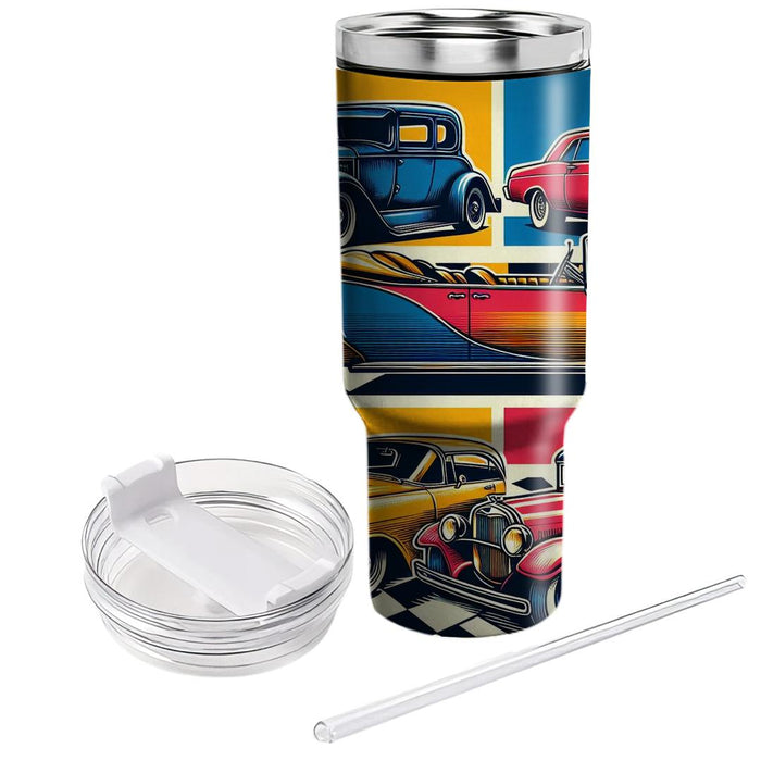 Vintage Car Enthusiast  Tumbler Cups