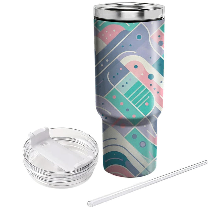 Whimsical Wave And Dot  Tumblers For Gifts