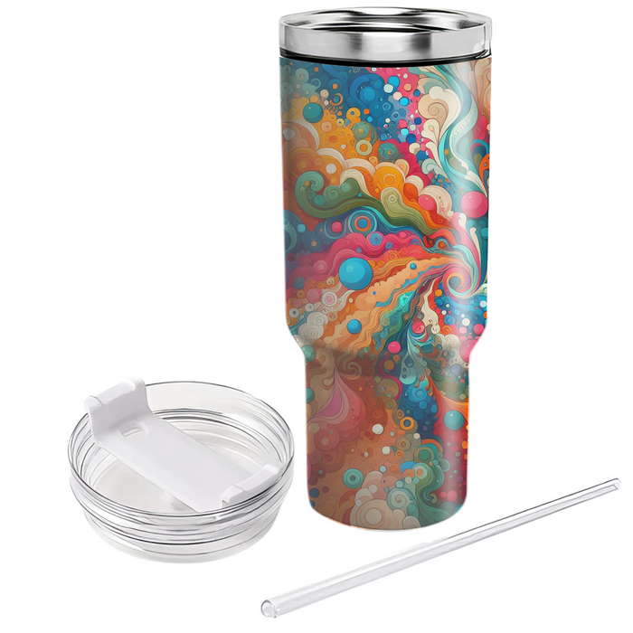 Tie-dye Paradise  Custom Tumblers