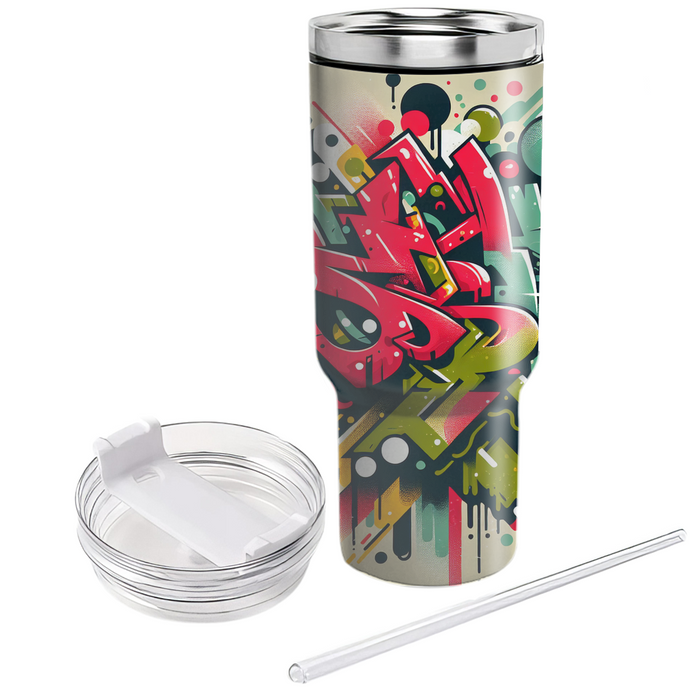 Bold Graffiti  Tumblers With Lids