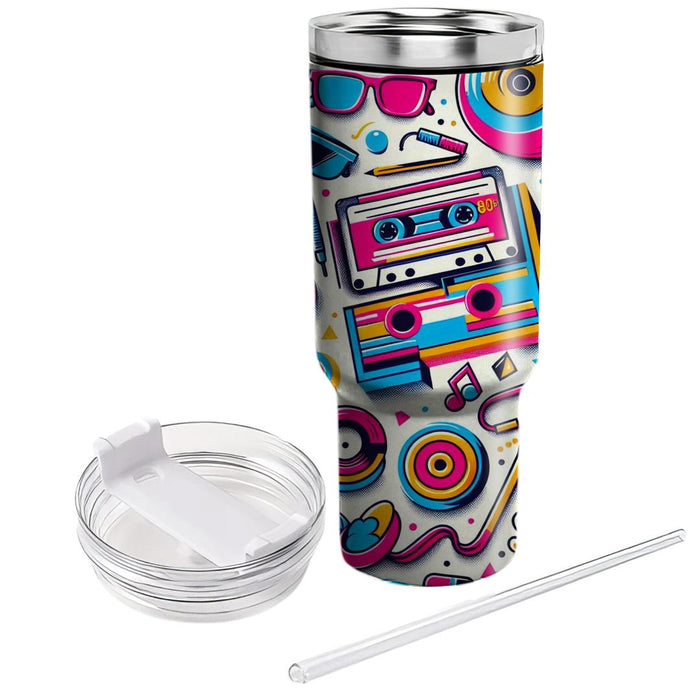 Vivid 80s Icons  Unique Tumblers