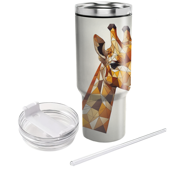 Geometric Giraffe Patterns  Tumbler Cups