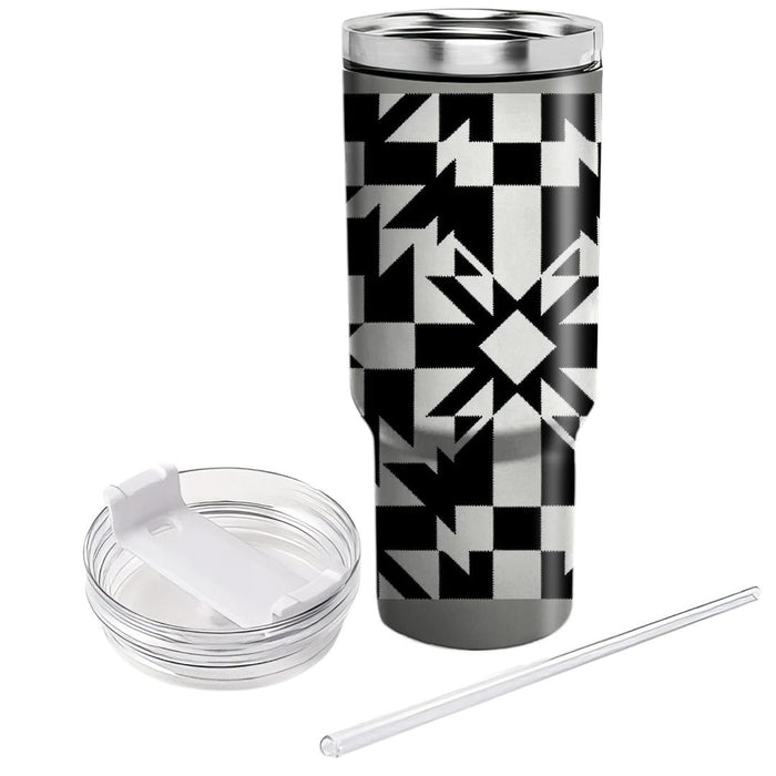 Timeless Houndstooth  Custom Tumblers