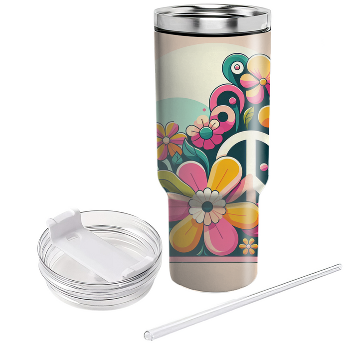 Vibrant Peace Garden  Custom Tumblers