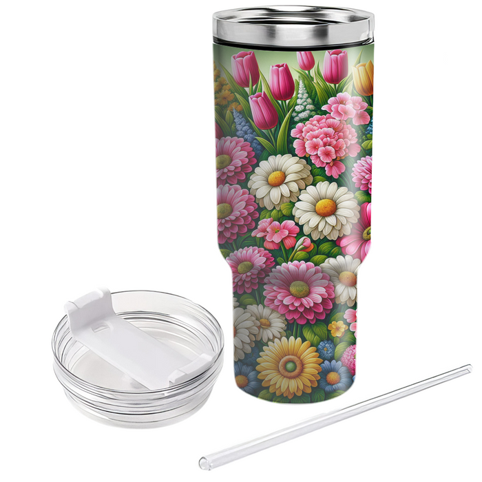 Bountiful Garden Bloom  Travel Tumblers