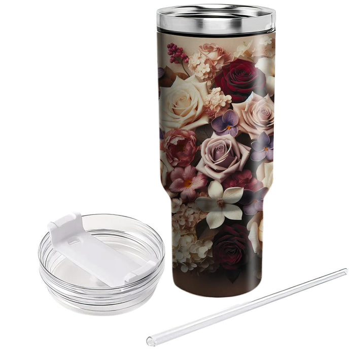 Vintage Blossom  Insulated Tumblers