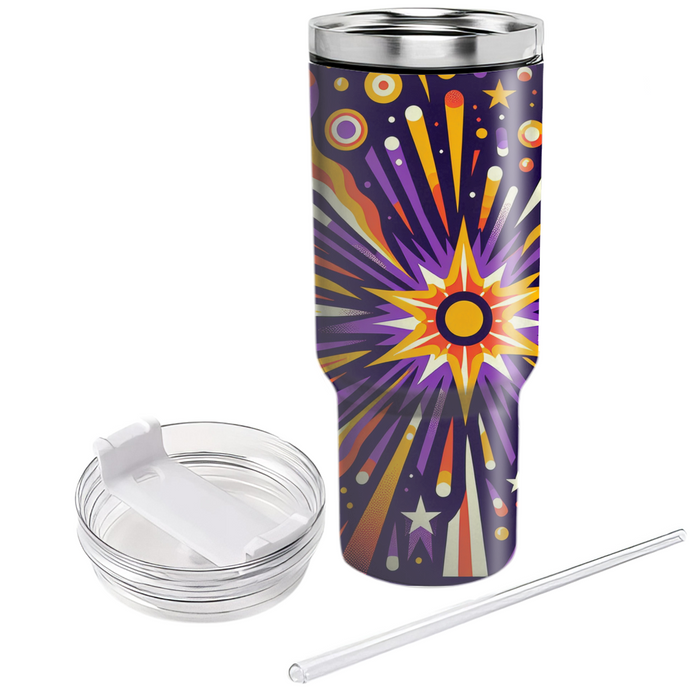 Starburst Patterns Travel Tumblers