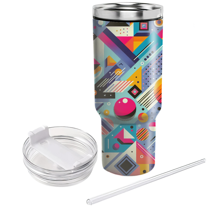 Bold Geometric Fusion  Tumbler Cups