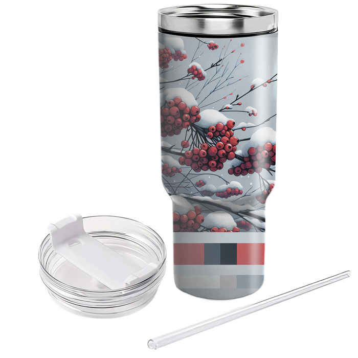 Winter Berry  Travel Tumblers