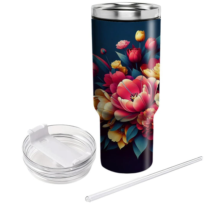 Floral Artistry  Unique Tumblers