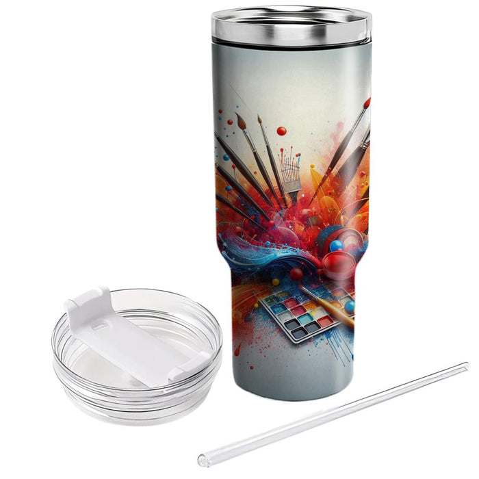 Artistic Expressions - Global Art Day  Decorative Tumblers