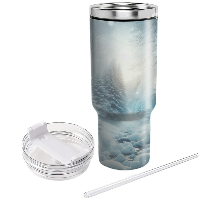 Winter Wonderland Forest  Personalized Tumblers