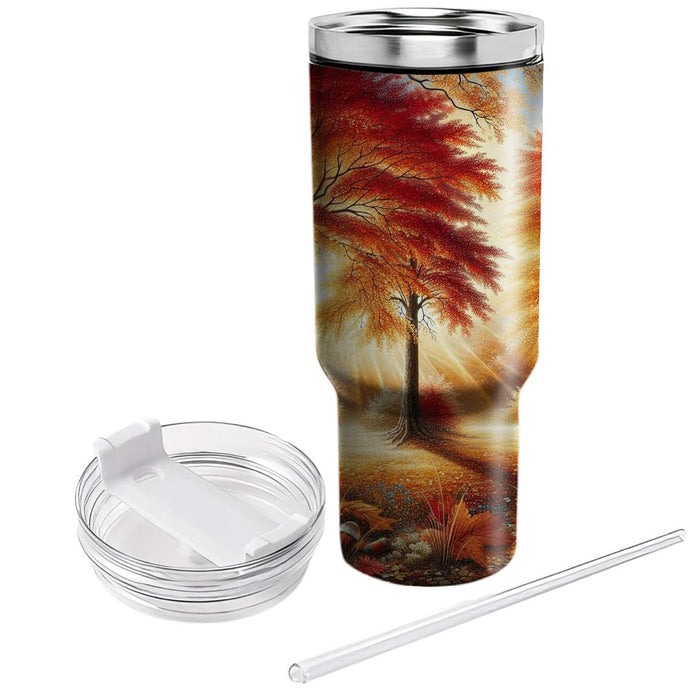 Autumn Nature's Palette  Decorative Tumblers