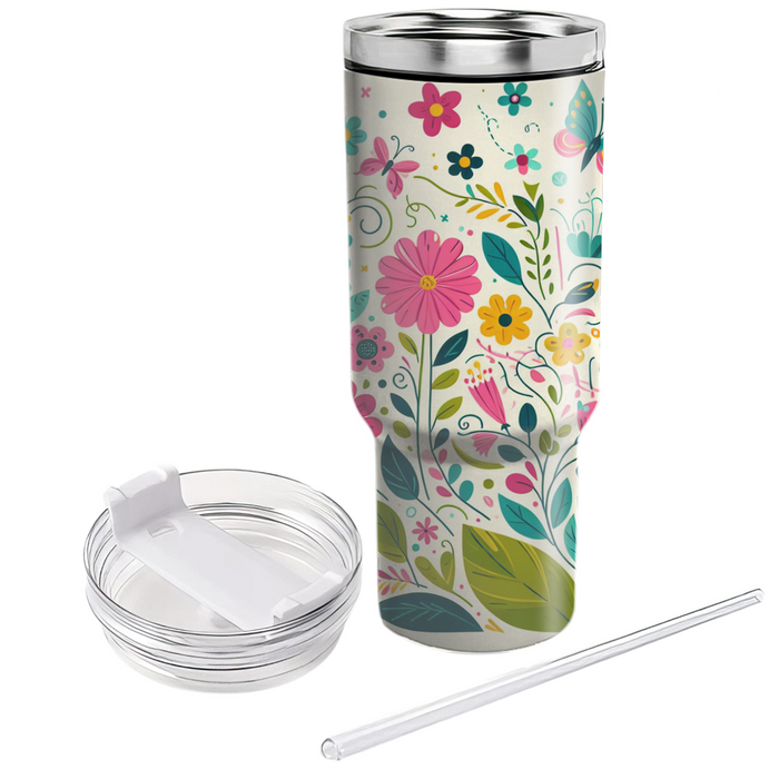 Whimsical Garden Party  Tumblers For Gifts