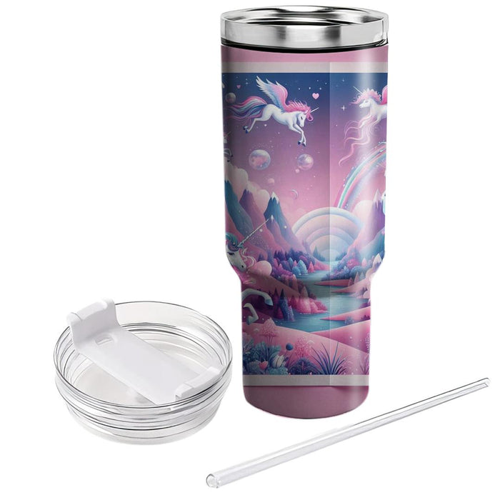 Whimsical Unicorns  Travel Tumblers