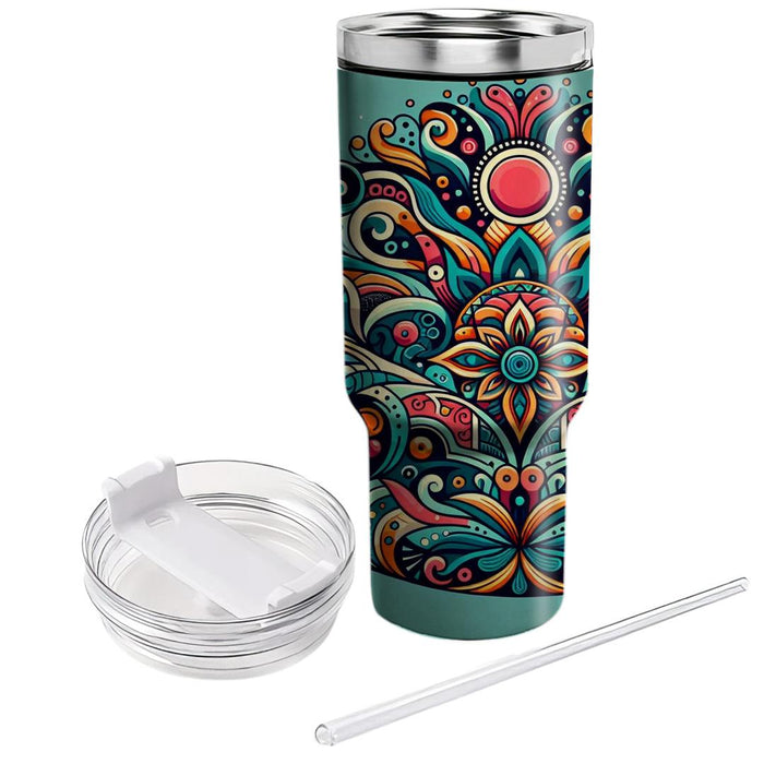 Bohemian Vibe  Tumblers With Lids