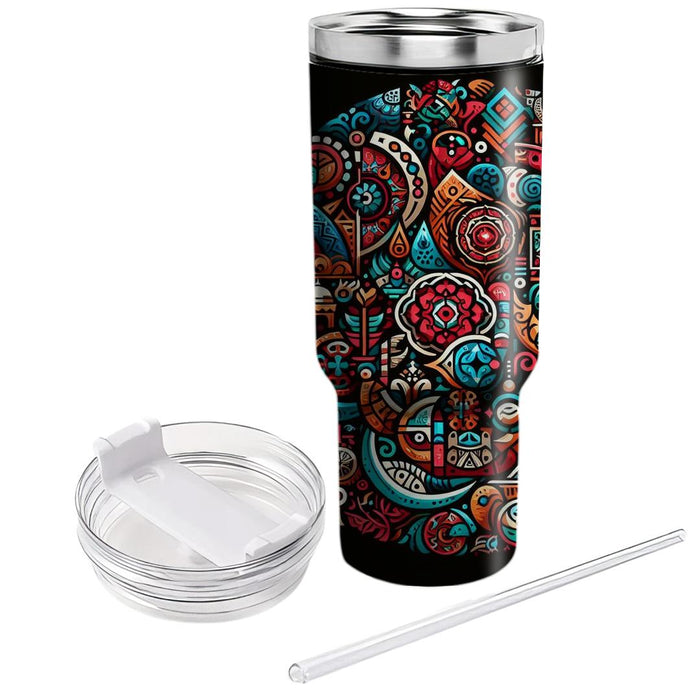 Unity In Diversity - A World Cultures  Tumblers With Lids