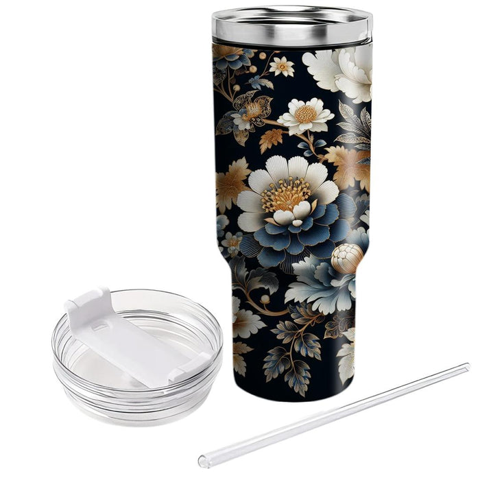 Floral Chinoiserie  Insulated Tumblers