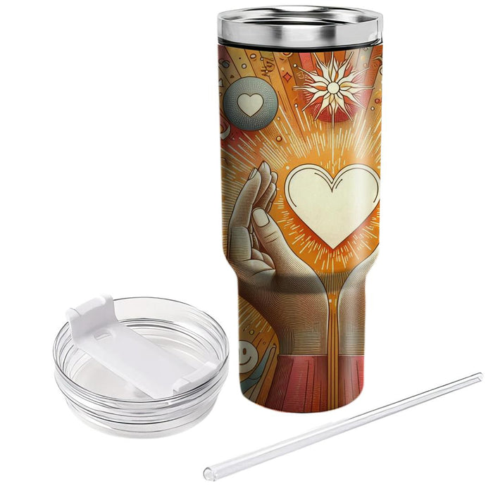 Gleaming Gratitude - International Thank You Day  Decorative Tumblers