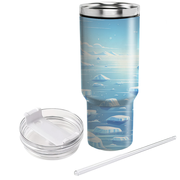 Winter Arctic Serenity  Personalized Tumblers