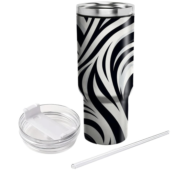 Wild Zebra Lines  Decorative Tumblers