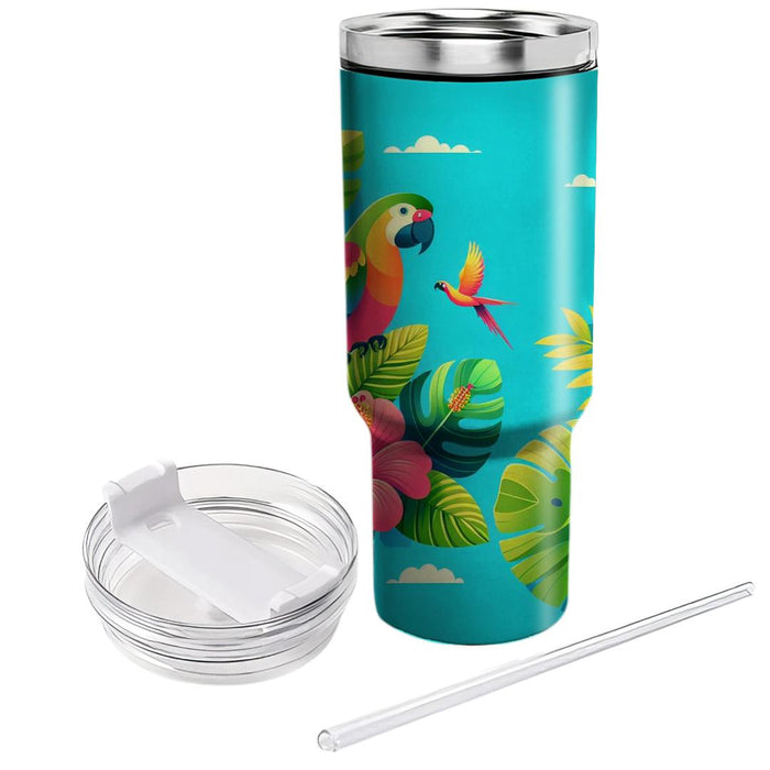 Tropical Summer Bliss  Travel Tumblers