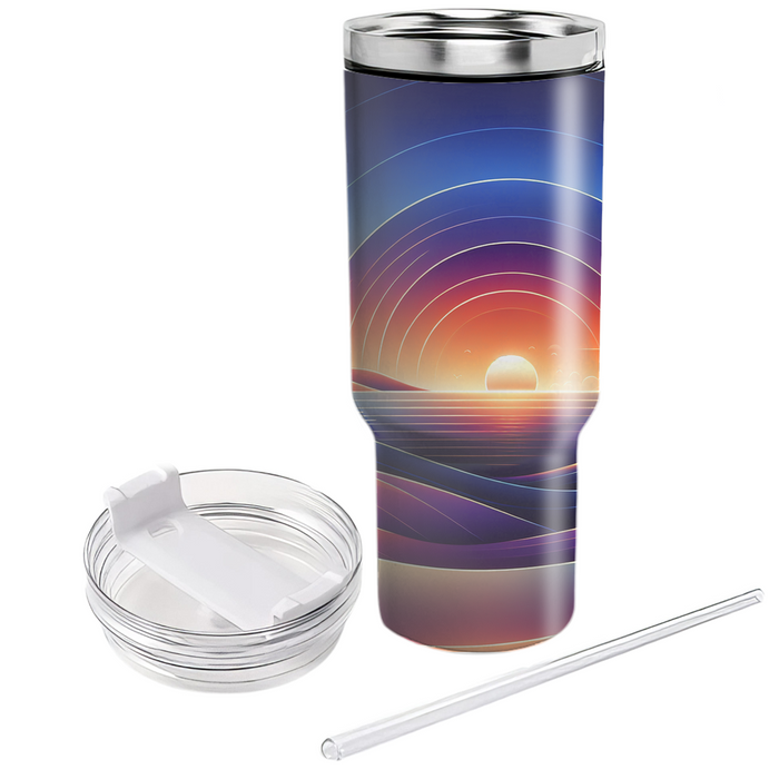 Sunset Horizon  Unique Tumblers