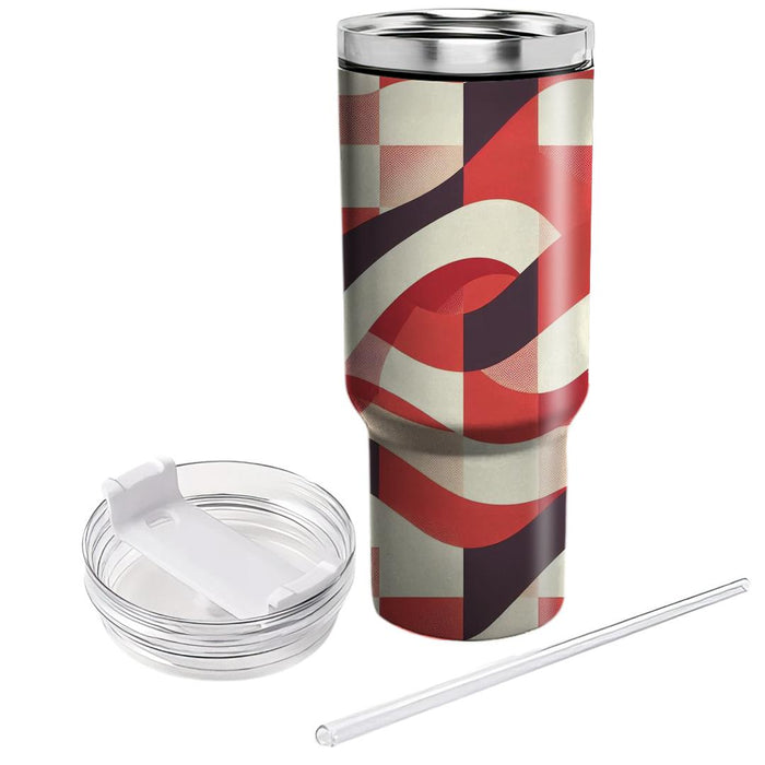 Retro Gingham Check  Custom Tumblers