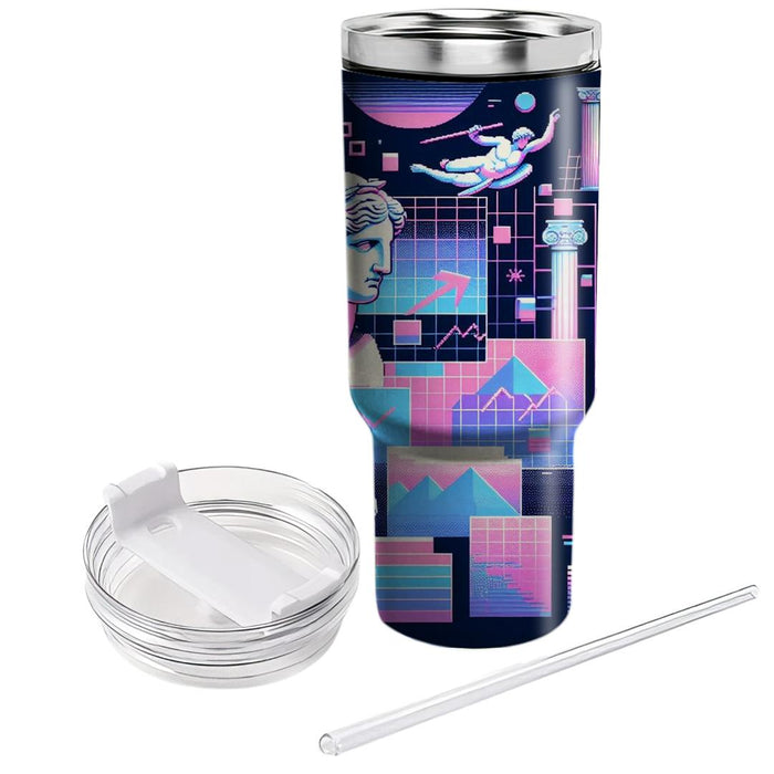 Vaporwave Reverie  Insulated Tumblers