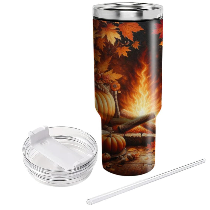 Autumn Evening Fireside  Tumblers For Gifts