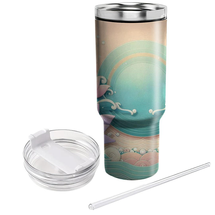 Serene Tranquility - Meditation Day  Custom Tumblers