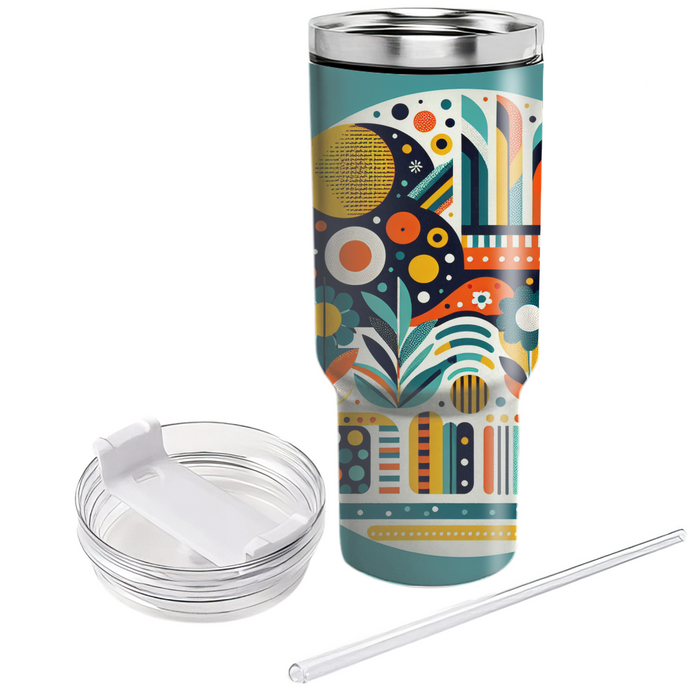 Nostalgic Pattern Play Travel Tumblers